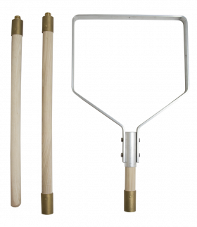 Large Professional Hand Net Collapsible Frame (300mm Wide)