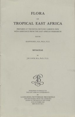 Flora of Tropical East Africa: Musaceae