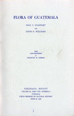 Flora of Guatemala, Volume 24, Part 8 No.4: Publication No. 1070