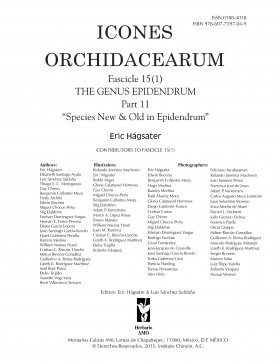 Icones Orchidacearum, Fascicle 15(1)