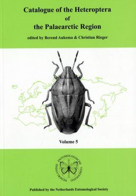Catalogue of the Heteroptera of the Palaearctic Region, Volume 5: Pentatomomorpha II