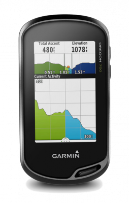 Garmin Oregon 700 with 1:50k GB Discoverer Mapping Software