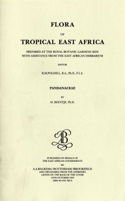 Flora of Tropical East Africa: Pandanaceae