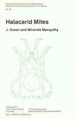 SBF Volume 36: Halacarid Mites (Arachnida: Acari)