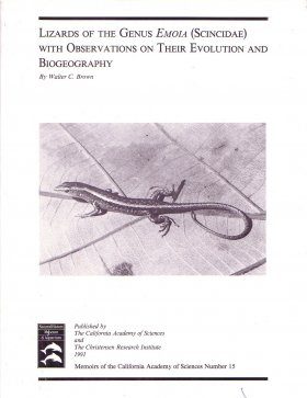 Lizards of the Genus Emoia (Scincidae) with Observations on their Evolution and Biogeography