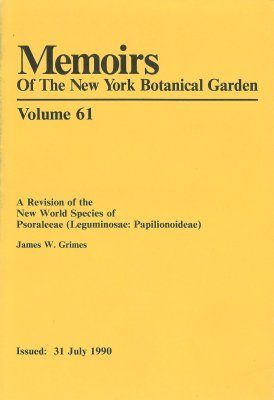 A Revision of the New World Species of Psoraleeae (Leguminosae: Papilion.)