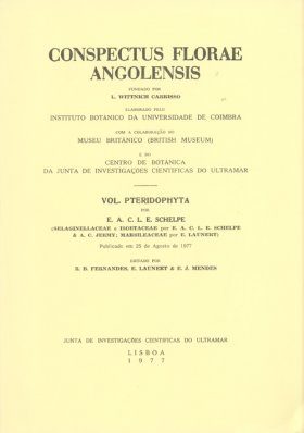 Conspectus Florae Angolensis, Pteridophyta