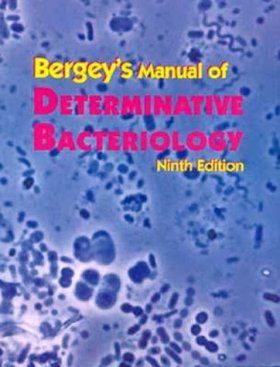 Bergey's Manual of Determinative Bacteriology