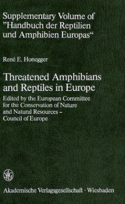 Threatened Amphibians and Reptiles in Europe