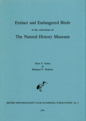 Extinct and Endangered Birds in the Collections of the Natural History Museum