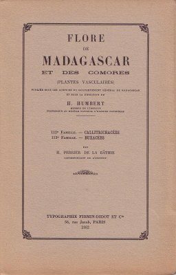 Flore de Madagascar et des Comores, Fam. 112-113