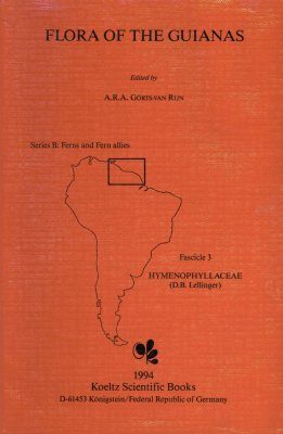 Flora of the Guianas, Series B: 3: Hymenophyllaceae
