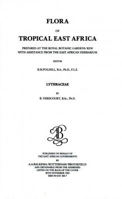 Flora of Tropical East Africa: Lythraceae