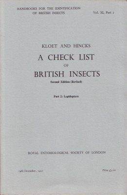 RES Handbook, Volume 11, Part 2: A Check List of British Insects, Part 2: Lepidoptera