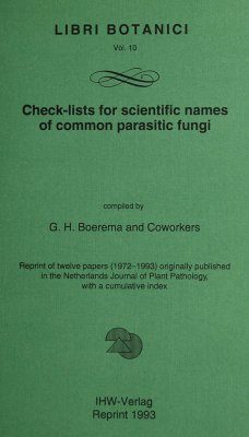 Checklists for Scientific Names of Common Parasitic Fungi