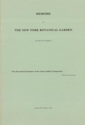 The Flavonoid Sytematics of the Genus Dahlia (Compositae)