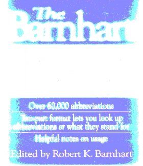 The Barnhart Abbreviations Dictionary