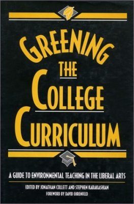 Greening the College Curriculum