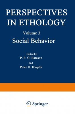 Perspectives in Ethology. Volume 3