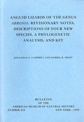 Anguid Lizards of the Genus Abronia