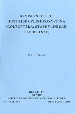Revision of the Subtribe Cylindroxystina (Coleoptera: Staphylinidae: Paederinae)