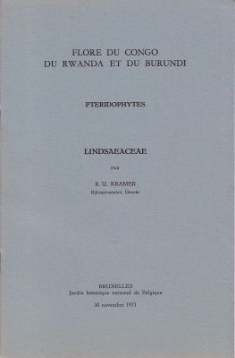 Flore d'Afrique Centrale: Ptéridophytes, Lindsaeaceae