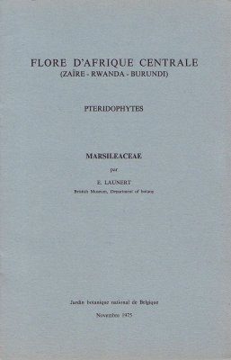 Flore d'Afrique Centrale: Ptéridophytes, Marsileaceae