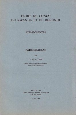 Flore d'Afrique Centrale: Ptéridophytes, Parkeriaceae