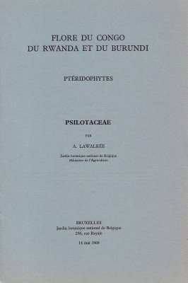 Flore d'Afrique Centrale: Ptéridophytes, Psilotaceae
