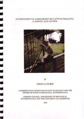 Environmental Enrichment in Captive Primates