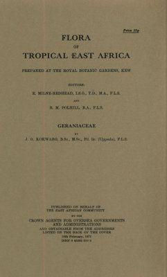 Flora of Tropical East Africa: Geraniaceae