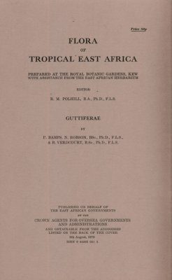 Flora of Tropical East Africa: Guttiferae