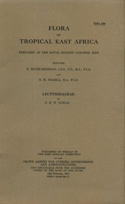 Flora of Tropical East Africa: Lecythidaceae