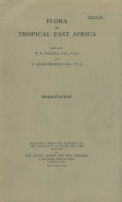 Flora of Tropical East Africa: Marantaceae