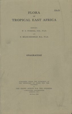 Flora of Tropical East Africa: Onagraceae