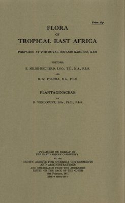 Flora of Tropical East Africa: Plantaginaceae