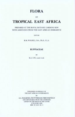 Flora of Tropical East Africa: Ruppiaceae
