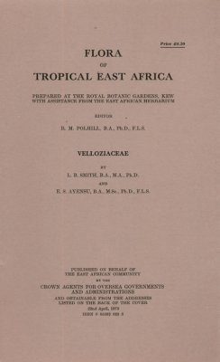 Flora of Tropical East Africa: Velloziaceae