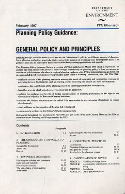 PPG1: General Policy and Principles (Revised Edition)