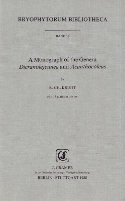 A Monograph of the Genera Dicranolejeunea and Acanthocoleus