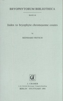 Index to Bryophyte Chromosome Counts