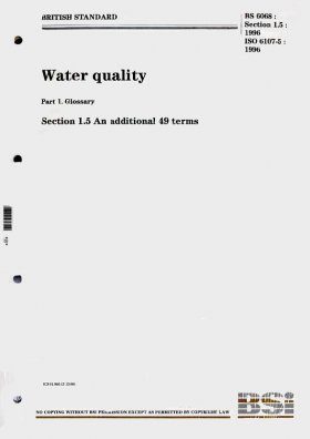 BS 6068: Part 1: Section 1.5