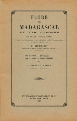 Flore de Madagascar et des Comores, Fam. 104-105