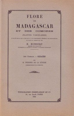 Flore de Madagascar et des Comores, Fam. 166