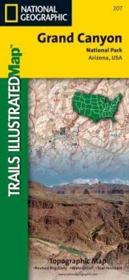 Arizona: Map for Grand Canyon National Park