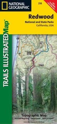 California: Map for Redwood National Park