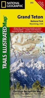 Wyoming: Map for Grand Teton National Park