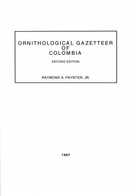Ornithological Gazetteer of Colombia