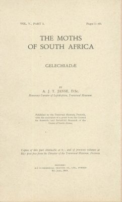 The Moths of South Africa, Volume 5, Part 1 (1949): Gelechiadae (2-Volume Set)