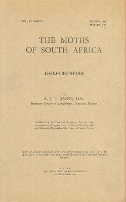 The Moths of South Africa, Volume 6, Part 1 (1958): Gelechiadae